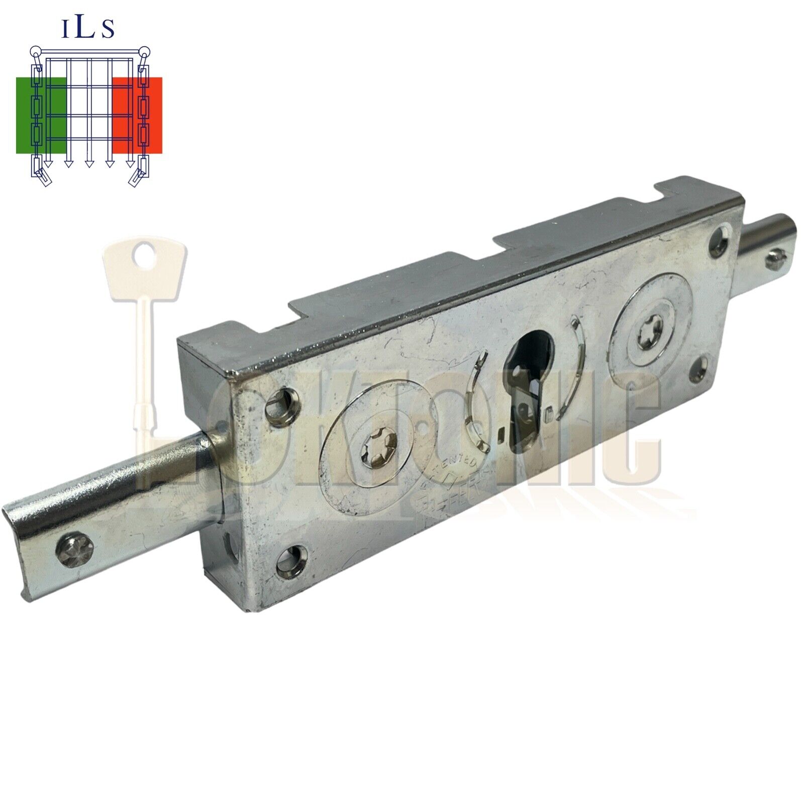 Euro Heavy Duty Centre Roller Shutter Garage Door Lock - Image 3