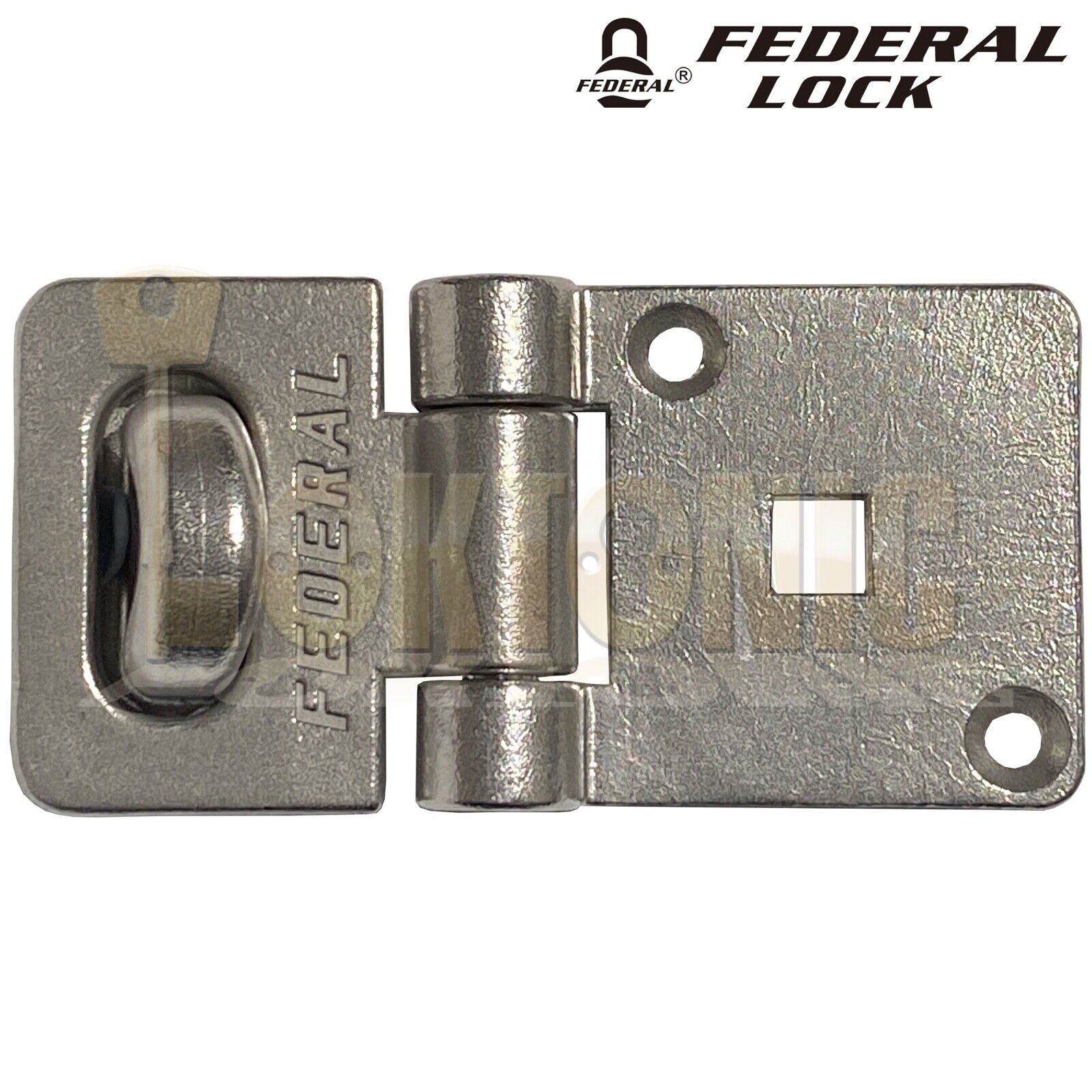 Federal FD702SS Heavy Duty Stainless Steel Van Shed Garage Hasp & Staple - Image 4