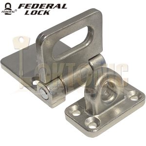 Federal FD702SS Heavy Duty Stainless Steel Van Shed Garage Hasp & Staple