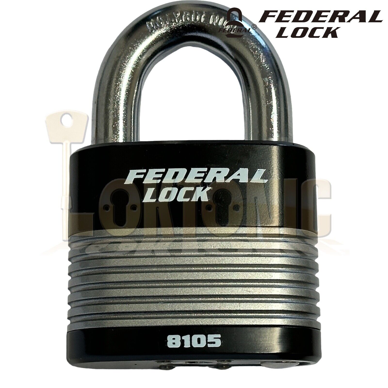 Federal FD8105 High Security 14mm Ø Shackle Steel Padlock Gates Shed Garage Vans - Image 4