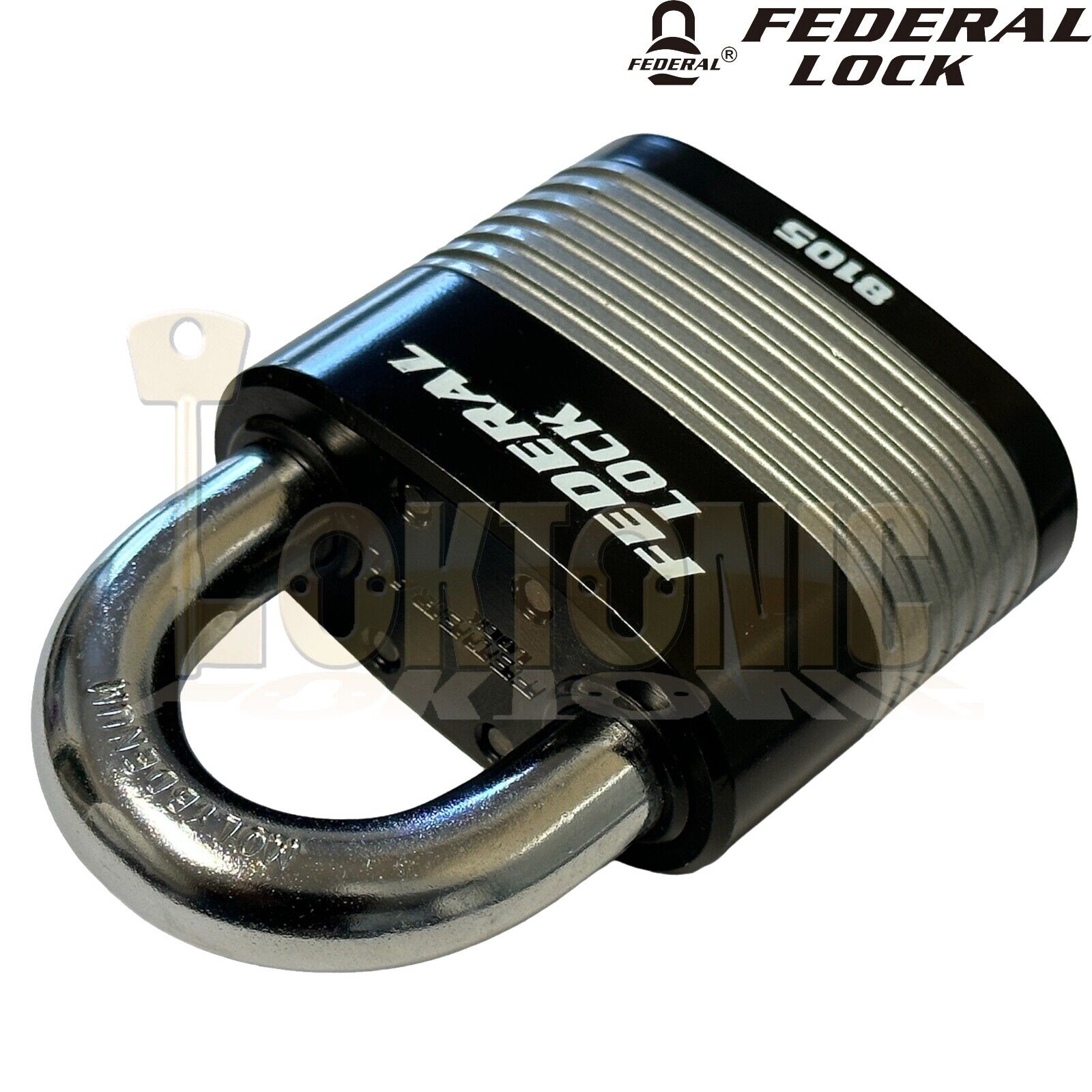 Federal FD8105 High Security 14mm Ø Shackle Steel Padlock Gates Shed Garage Vans - Image 7