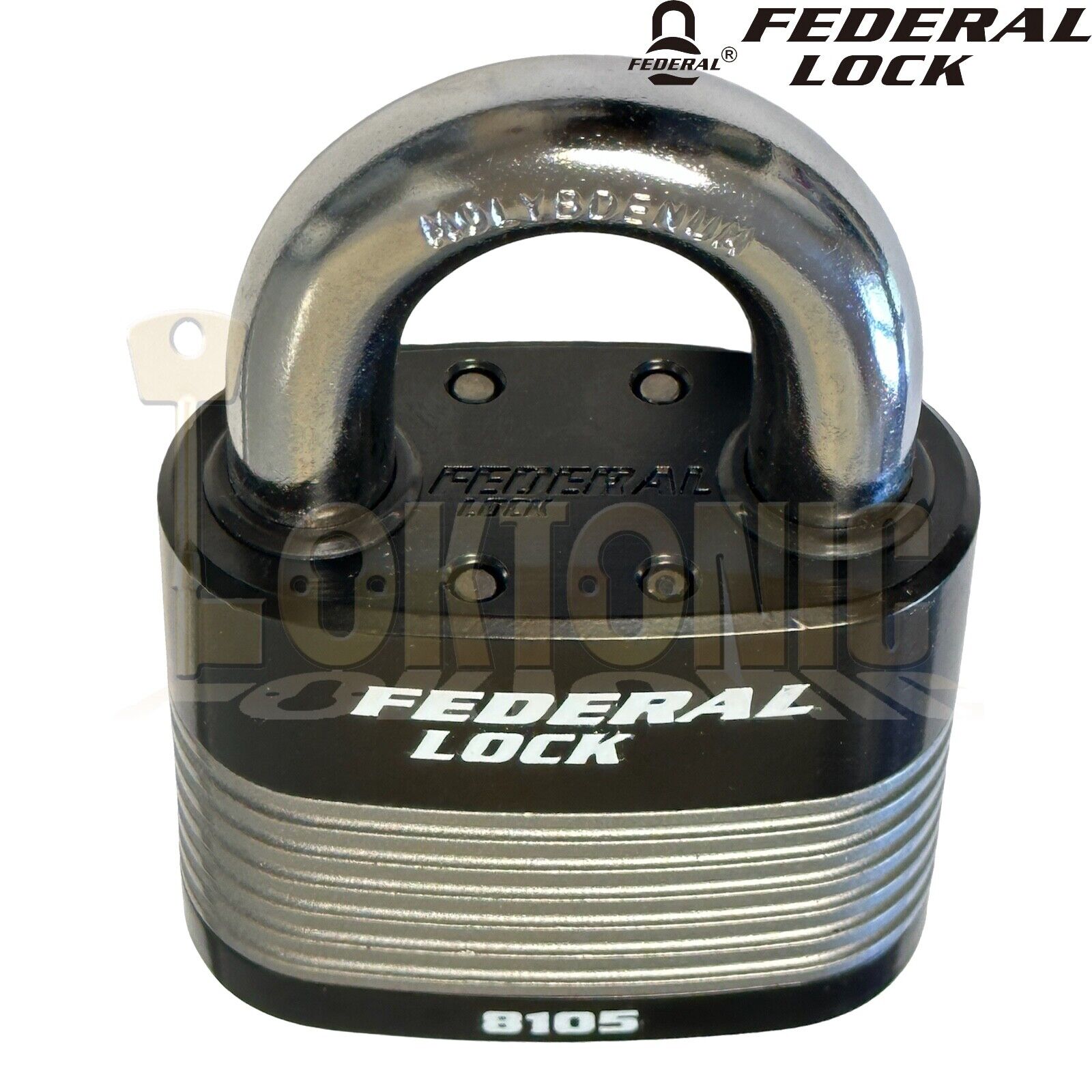 Federal FD8105 High Security 14mm Ø Shackle Steel Padlock Gates Shed Garage Vans - Image 9