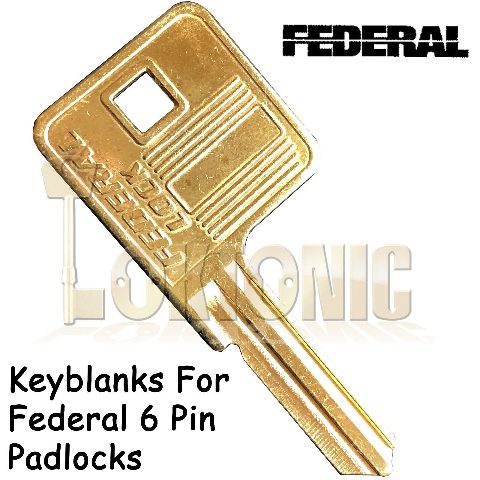 Federal Genuine FDKB6 6RO Key Blanks To Fit Any 6 pin Federal Padlocks - Image 3