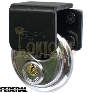 Federal High Security Shed Van Door Gate Lock Bracket Hasp Staple Padlock Combo