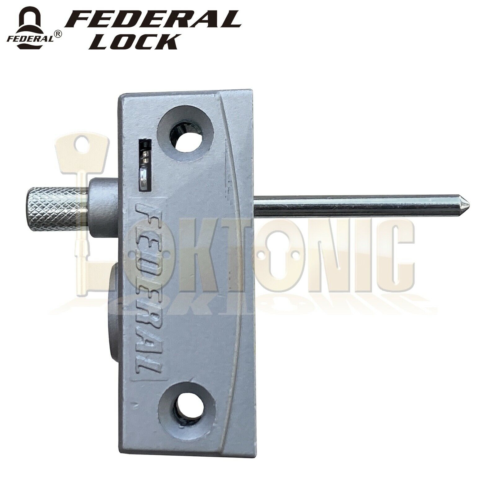 Federal Window Bolts French Doors Lock Catches heavy Duty Security Sliding Patio - Image 3