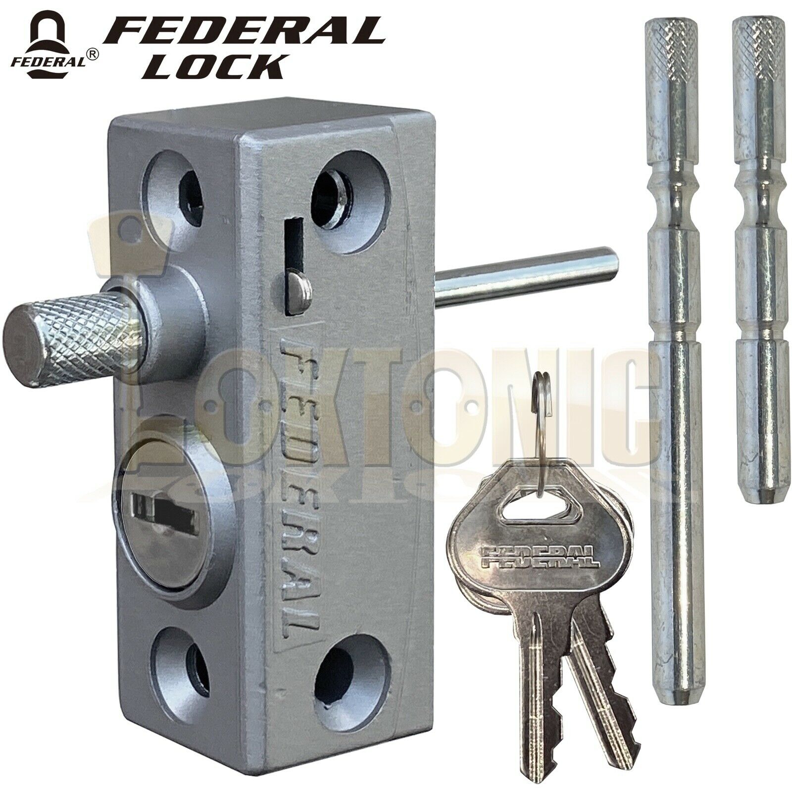 Federal Window Bolts French Doors Lock Catches heavy Duty Security Sliding Patio