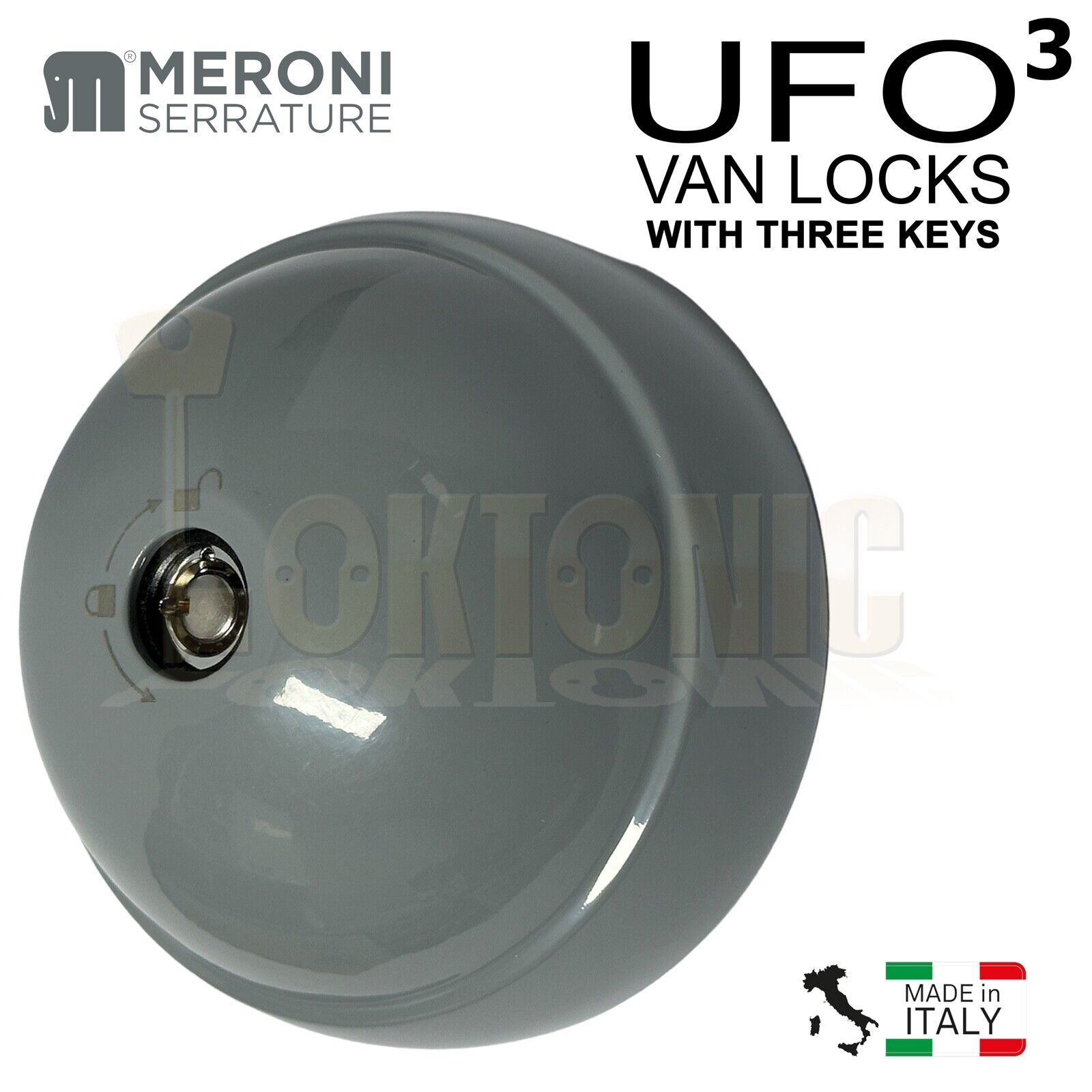 Meroni Grey Trio ME8090 UFO3 High Security Van Door Dead Locks - Image 11