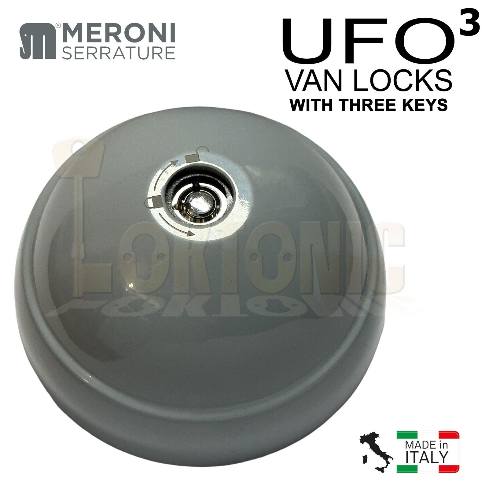 Meroni Grey Trio ME8090 UFO3 High Security Van Door Dead Locks - Image 13