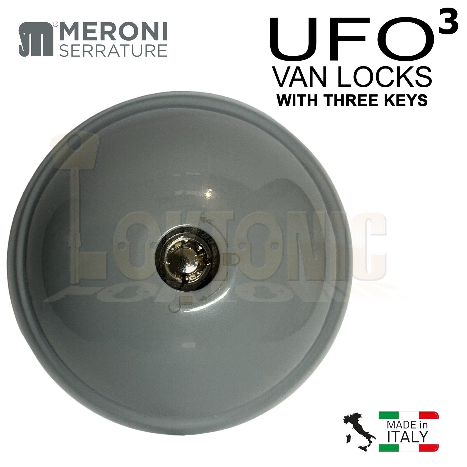 Meroni Grey Trio ME8090 UFO3 High Security Van Door Dead Locks - Image 10