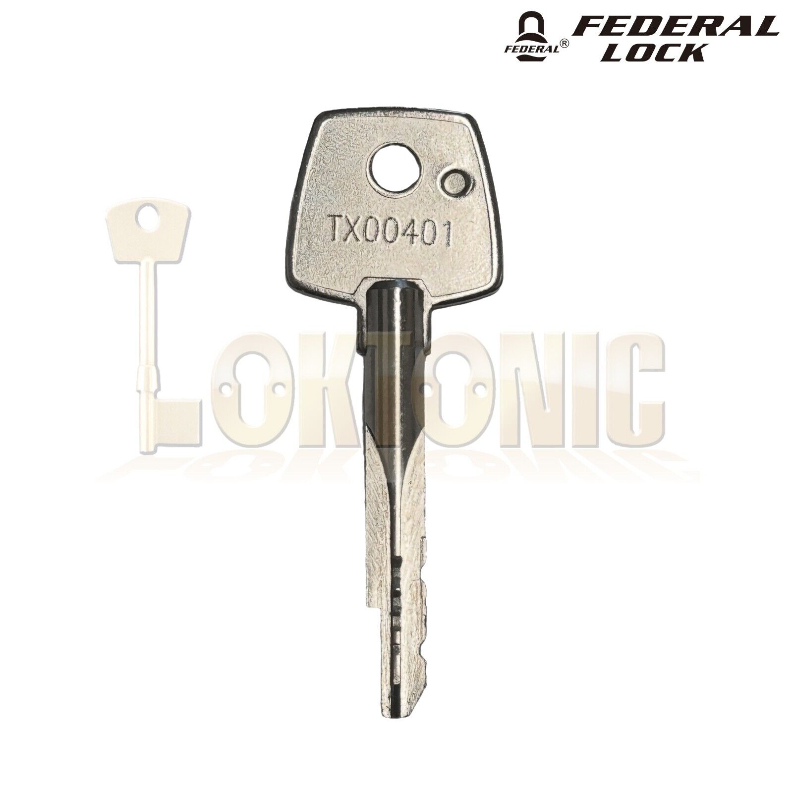 Additional Federal TX190H TX190F Hook/ Swing Lock Spare Extra Keys Cut To Code - Image 3