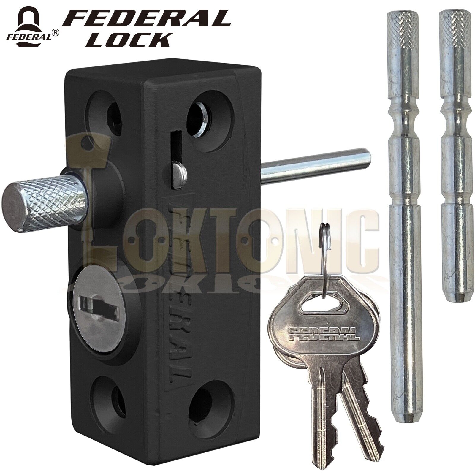 Federal Window Bolts French Doors Lock Catches heavy Duty Security Sliding Patio - Image 14