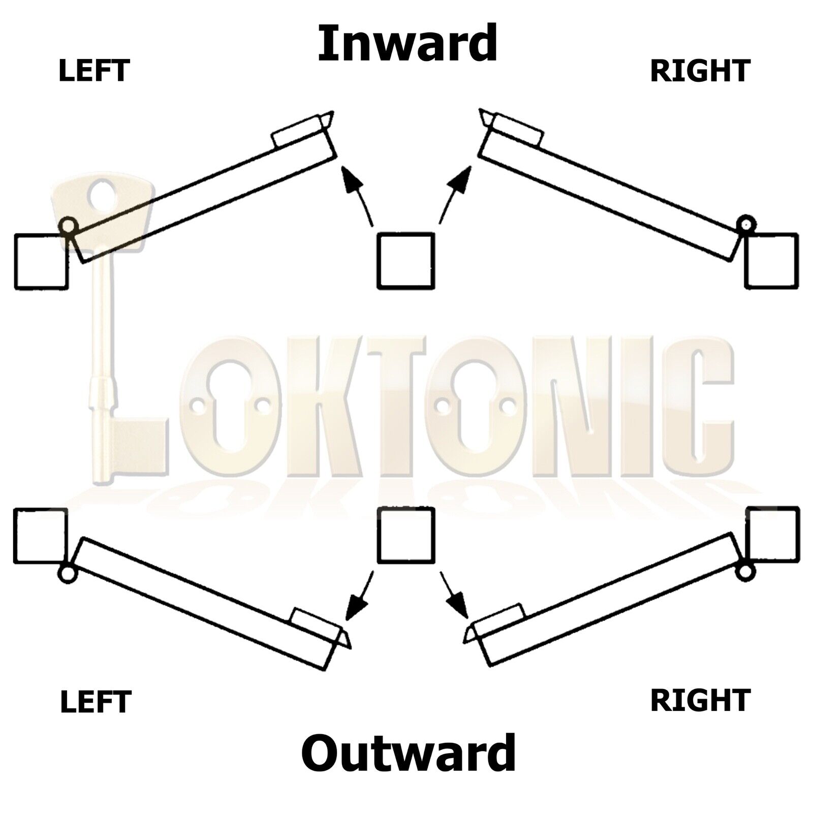 AMF 49Z Rim Euro Double Throw Zinc Plated Dead Lock Gate Shed Van Garage - Image 3