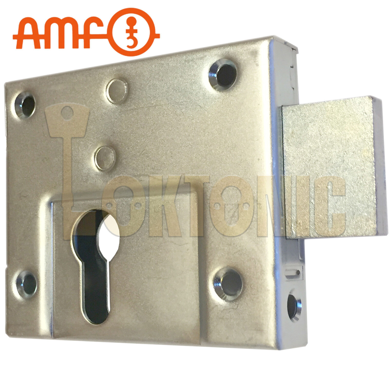 AMF 49Z Rim Euro Double Throw Zinc Plated Dead Lock Gate Shed Van Garage - Image 7