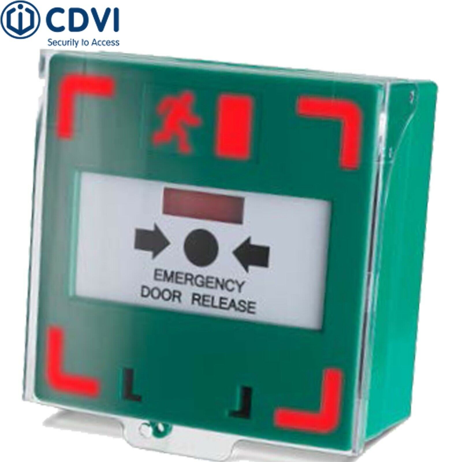 EM301LS Triple-Pole Resettable Emergency Door Release With Light And Sounder