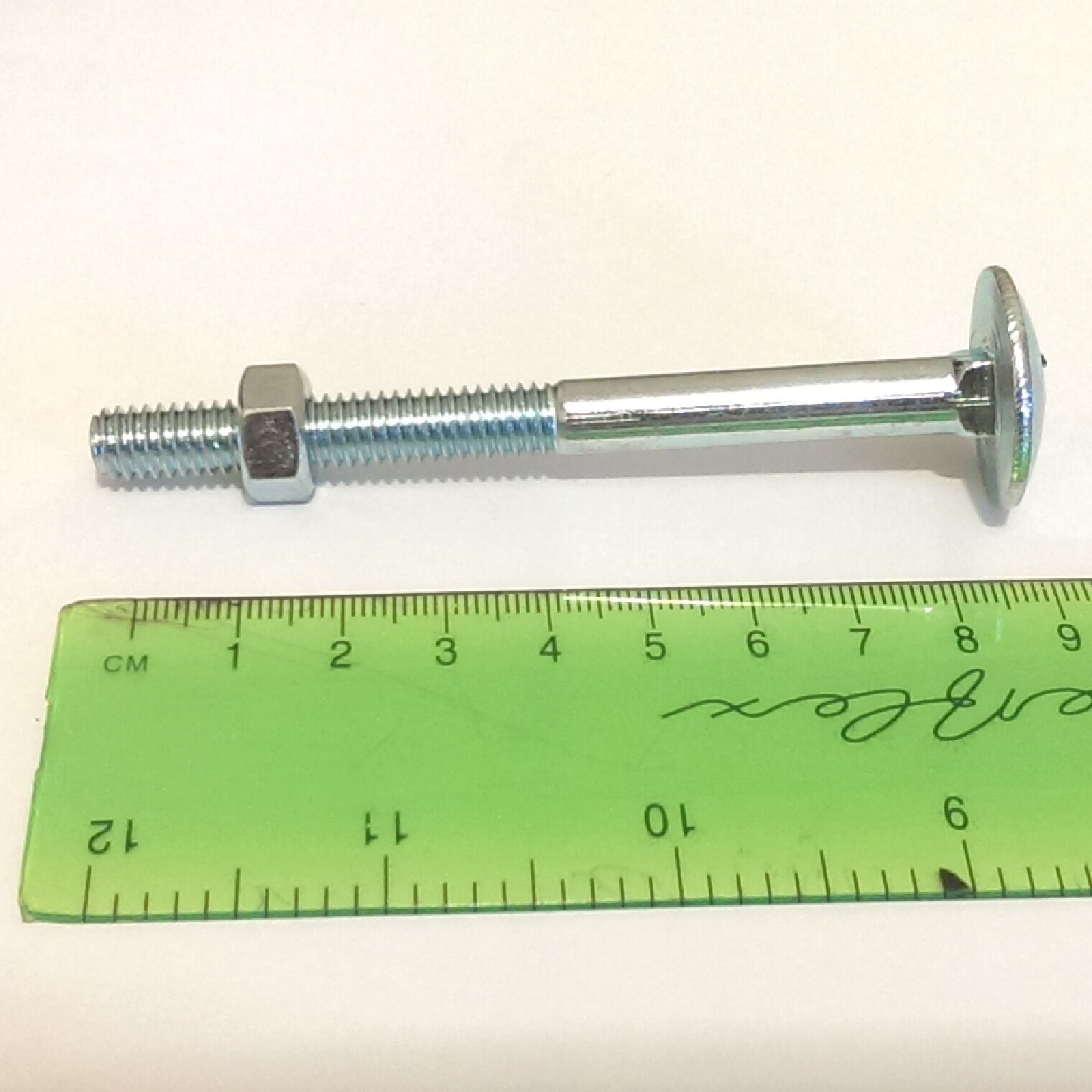 Enfield M8 X 90 Zinc Coach Bolts Cup Square Carriage Hexagon Nuts Screws Pack 10 - Image 3