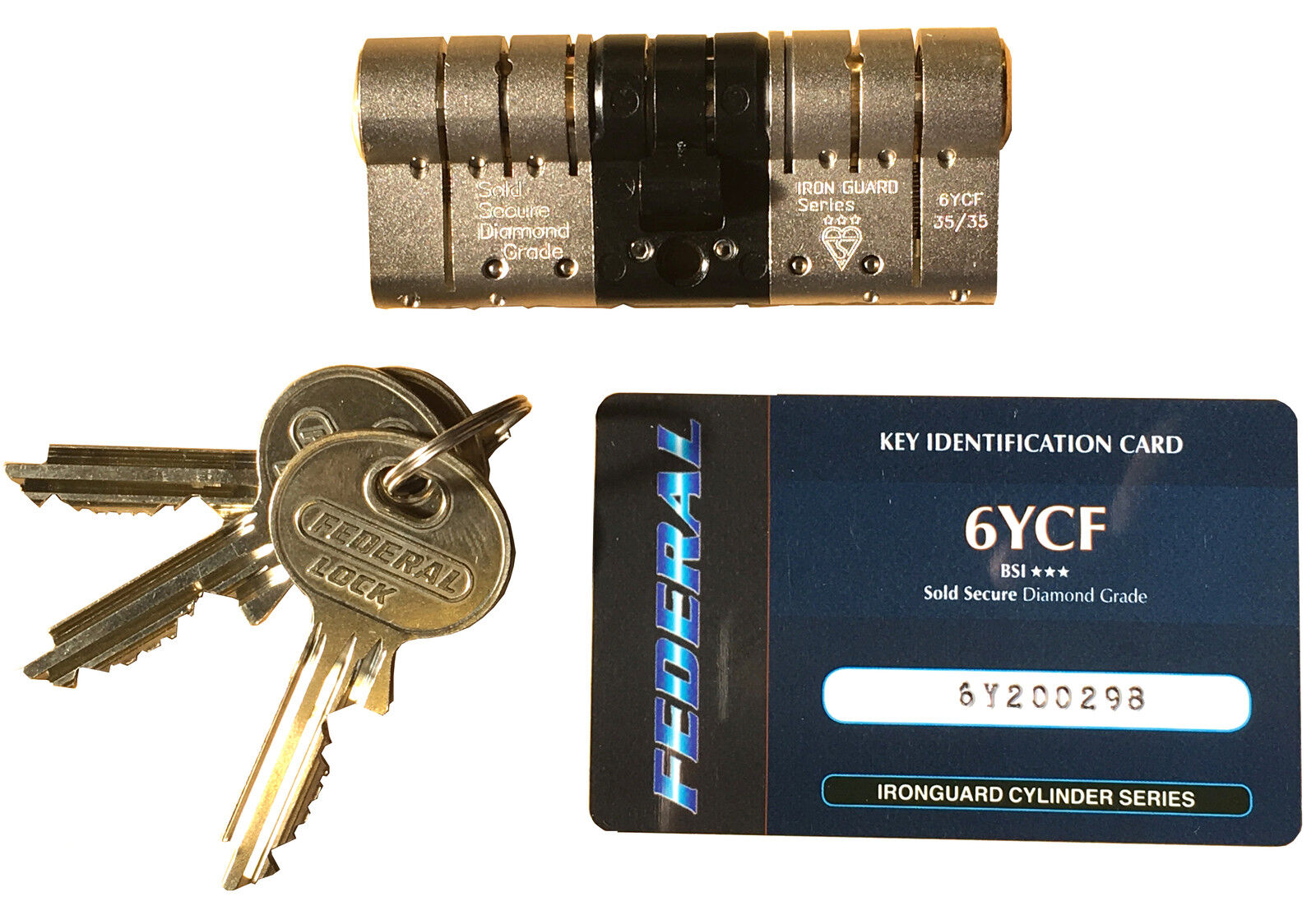 Federal 3 Star High Security Euro Cylinder UPVC Door Lock Snap Safe Anti Bumping - Image 6