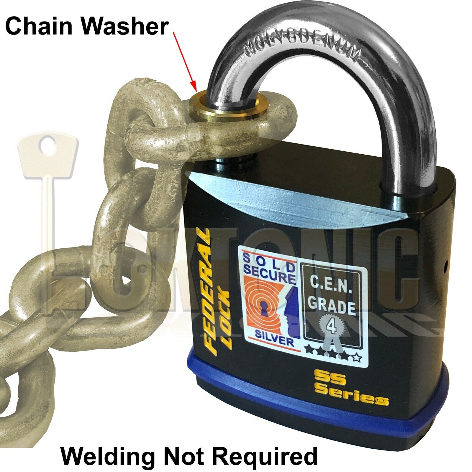Federal Chain Retaining Washer For FD730 11mm Diameter Shackle Padlock