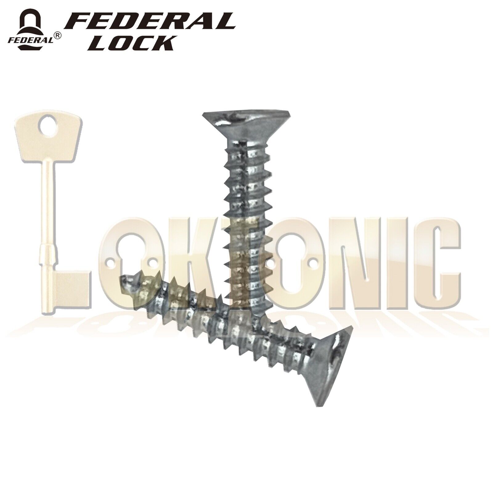 Federal Enfield Garage Door Bolts Locks LONG Key Singles LH-RH High Security MK3 - Image 6