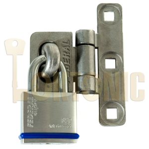 Federal Heavy Duty T-Shape Solid Stainless Steel Shed Garage Hasp Padlock FD701S