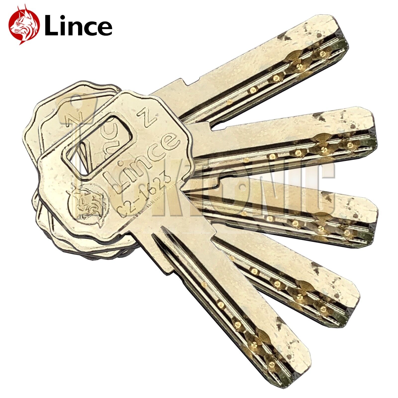 Lince 3 BOLT Mortice High Security Euro Dead Lock Case With 5 Secure Dimple Keys - Image 6