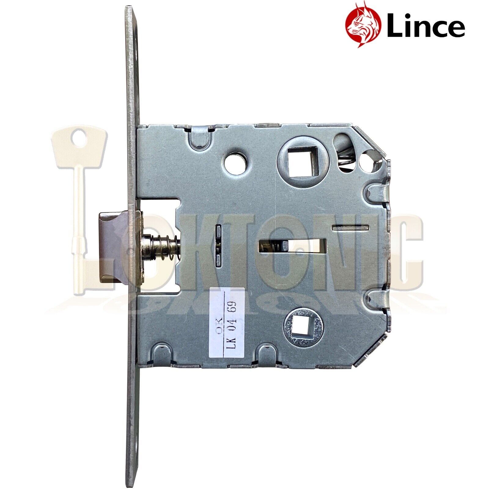 Lince Mortice Bathroom Door Locking Latch 8mm & 5mm Spindle Made In Spain - Image 6