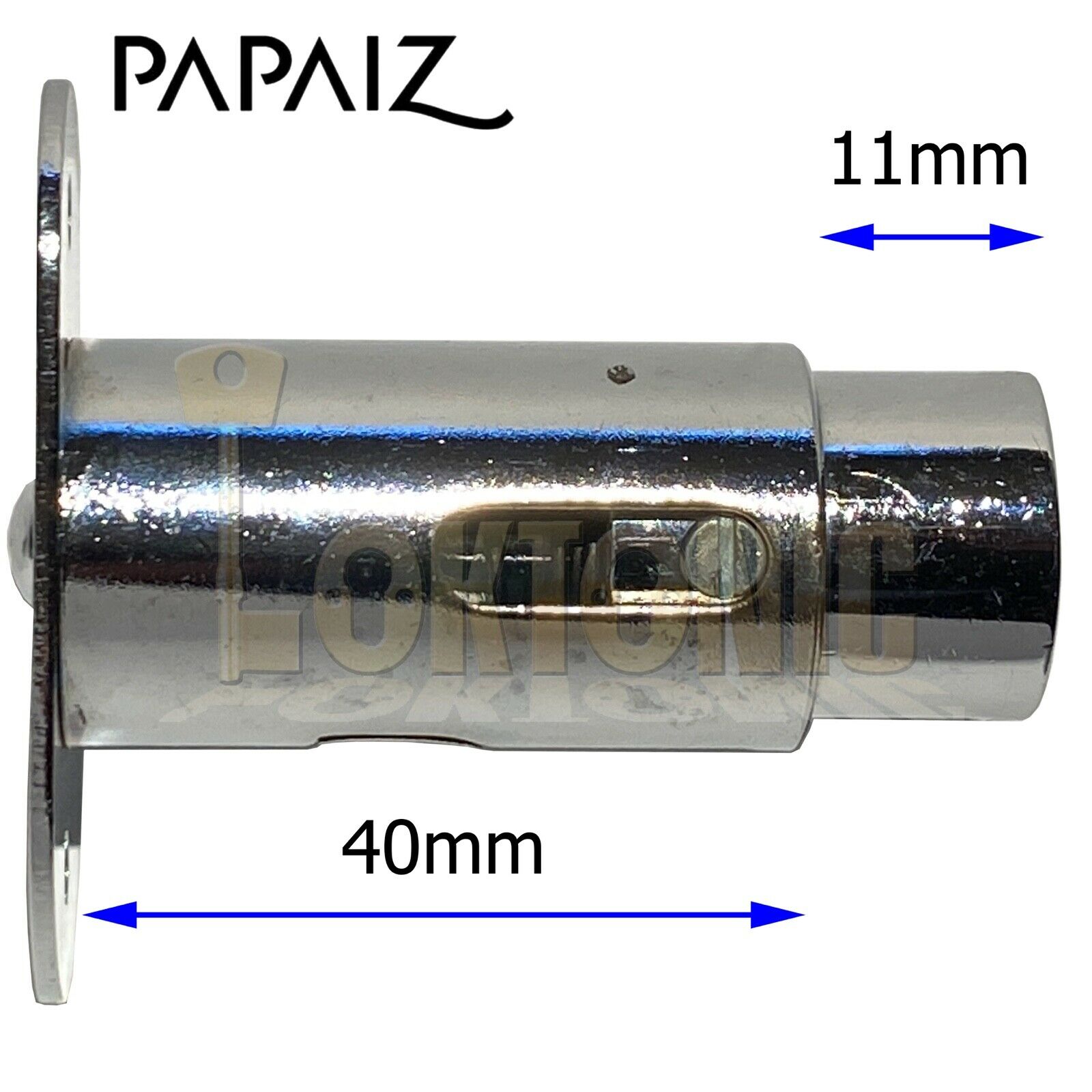 Papaiz Sliding Glass Showcase Wooden Door Push Cylinder Plunger Lock Furniture - Image 3