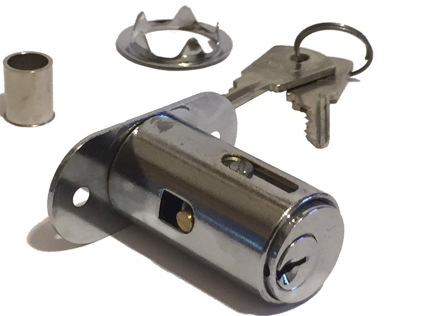 Papaiz Sliding Glass Showcase Wooden Door Push Cylinder Plunger Lock Furniture - Image 5