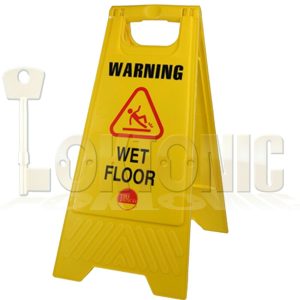 Professional Caution Shield A-Frame Safety Warning Sign Wet Floor 610 x 300 x 30