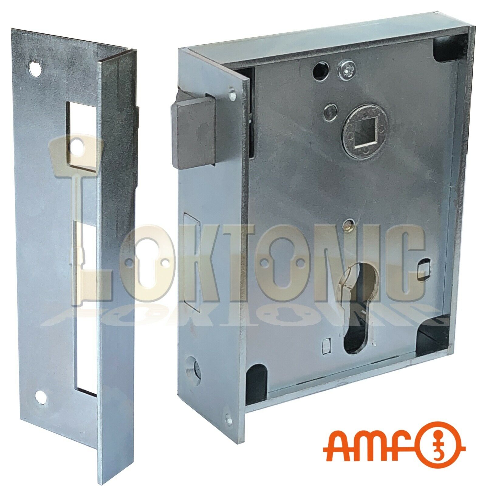 AMF Heavy Duty Rim Lock Outward Opening Wood Shed Gate Sashlock Made In Germany - Image 5