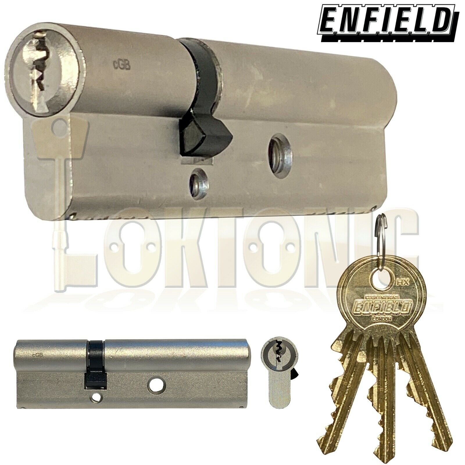 Enfield 6 PIN HX Contract Banham L111 Type Nightlatch Euro Double Cylinder Lock