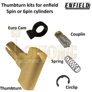 Enfield Genuine Thumb-turn Cylinder Conversion Kit FDKN35 Satin Brass