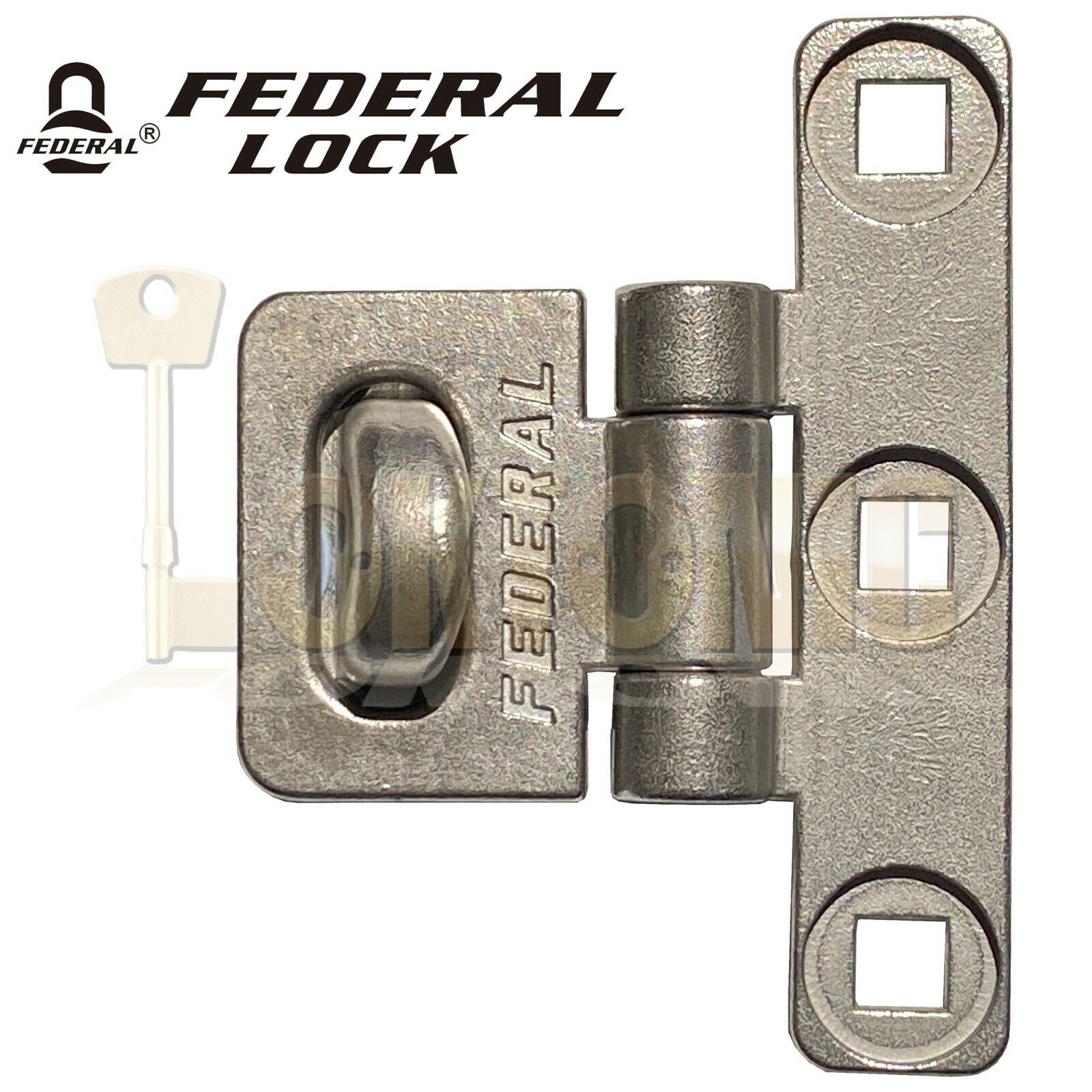 Federal FD701 Heavy Duty T-Shape Stainless Steel Van Shed Garage Hasp And Staple - Image 4