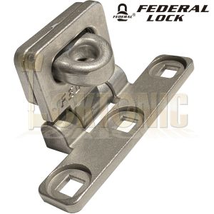 Federal FD701 Heavy Duty T-Shape Stainless Steel Van Shed Garage Hasp And Staple