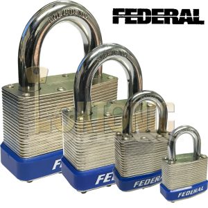 Federal High Security Laminated Steel Padlocks Sheds Vans Gates