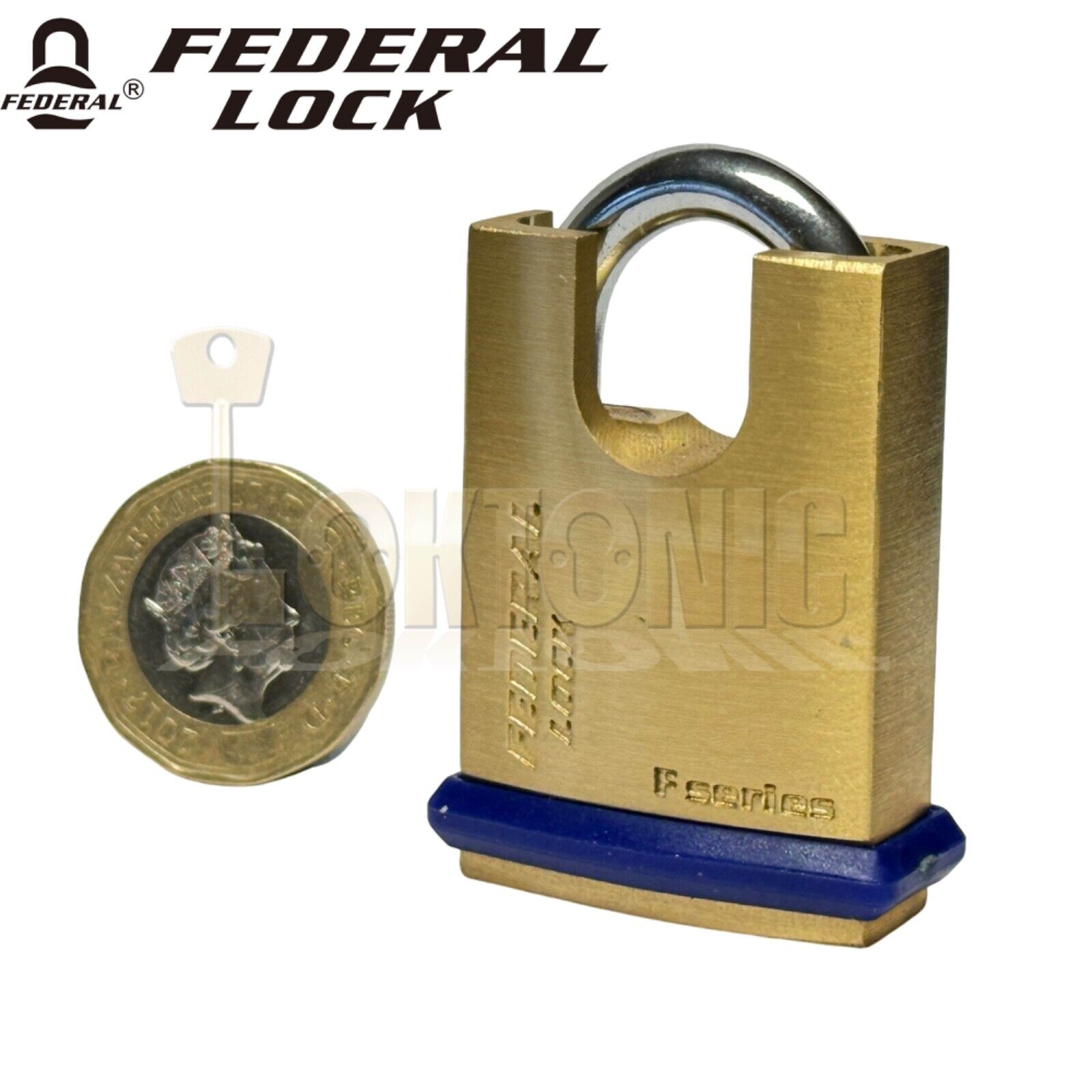 Federal Security Shed Gate Lock Hasp Staple And Padlock Combo FD1055 FD30P - Image 7