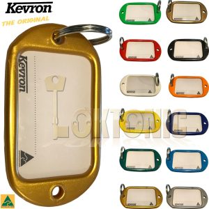Kevron Genuine Giant Hotel Key Tag Garage Car Show Room Lockers ID10 AC Pack 50