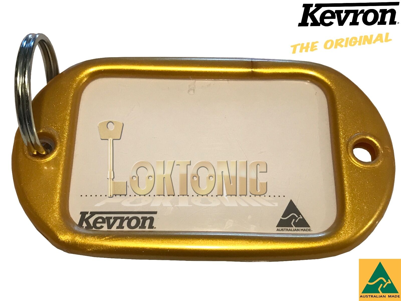 Kevron Pack10 Gold Large Hotel Key Tag Weddings Hen Nights Garage School Lockers