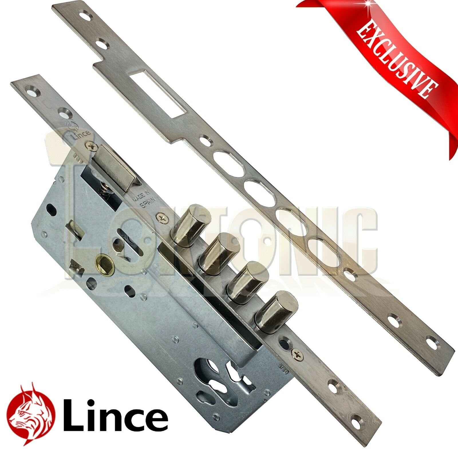 Lince 4 BOLT High Security Mortice Euro Sash Bolt Lock Case 5 Secure Dimple Keys - Image 5