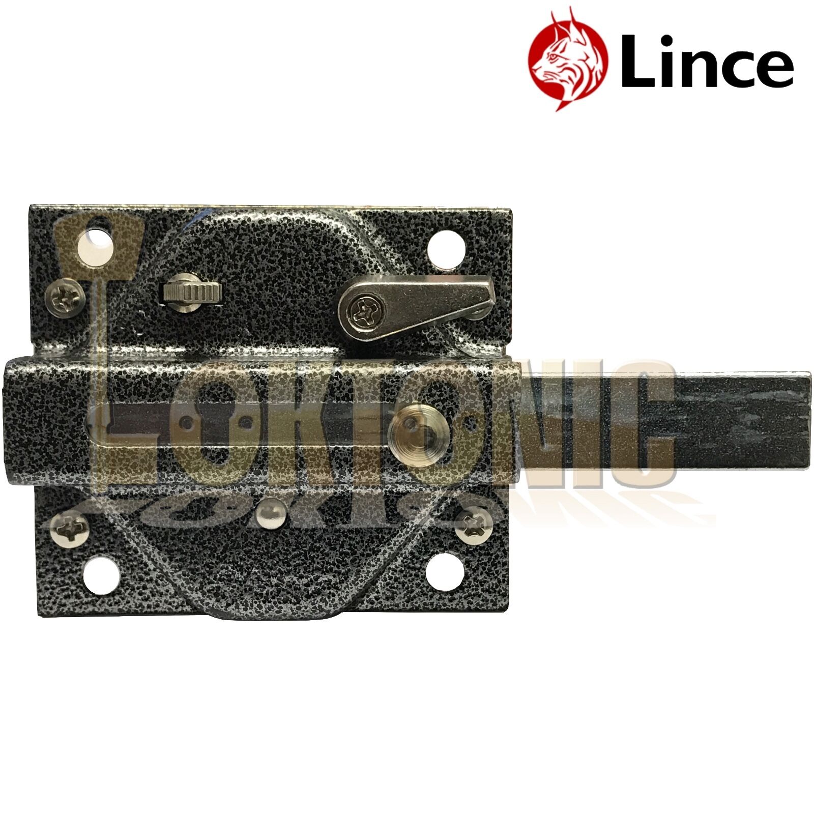 Lince Black Lock High Security Heavy Duty Garden Gate Shed Garage Sliding Bolt - Image 12