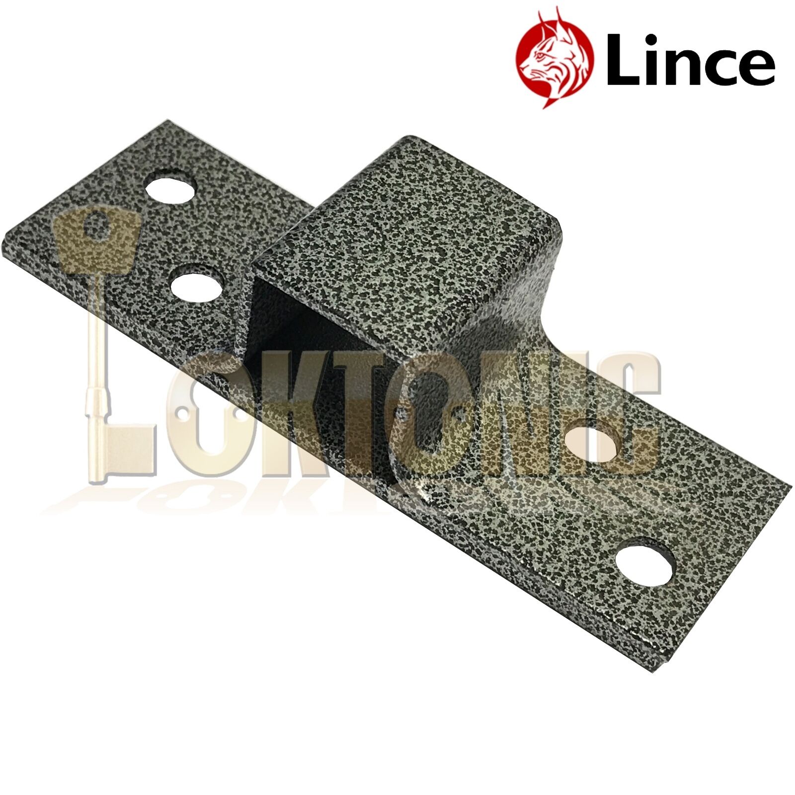 Lince Black Lock High Security Heavy Duty Garden Gate Shed Garage Sliding Bolt - Image 7