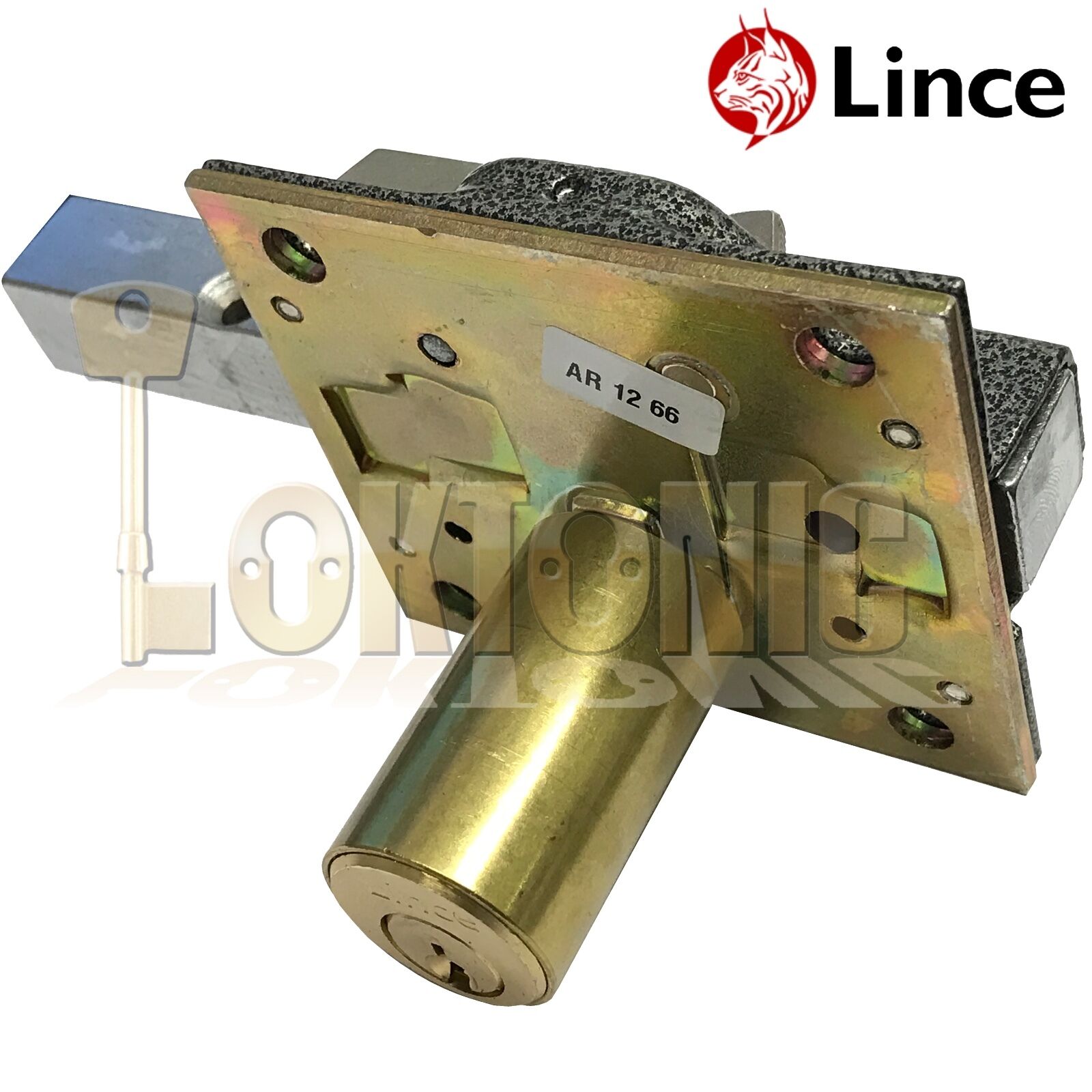 Lince Black Lock High Security Heavy Duty Garden Gate Shed Garage Sliding Bolt - Image 9