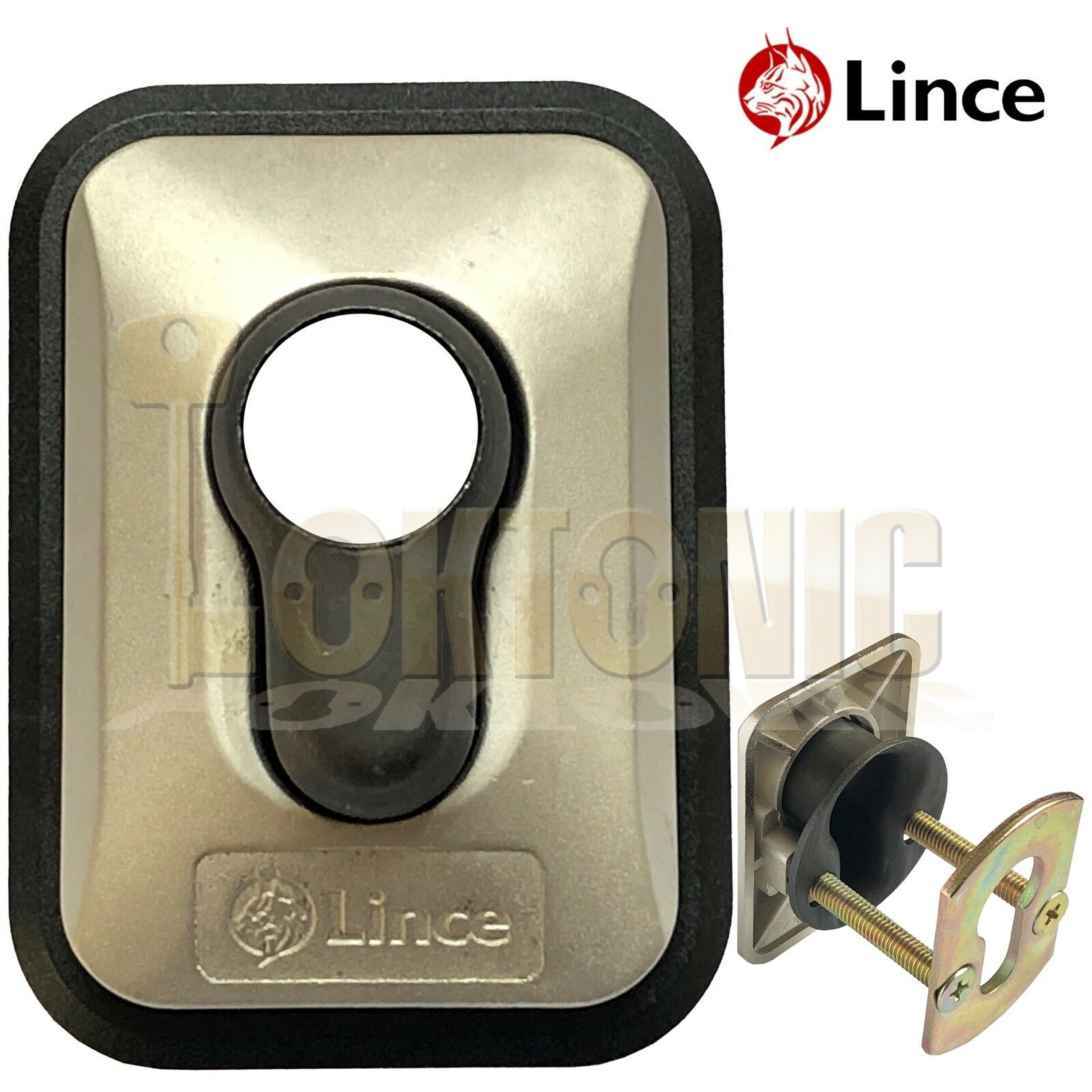 Lince High Security Euro Cylinder Escutcheon Keyhole Cover Plate Front Doors Van - Image 5