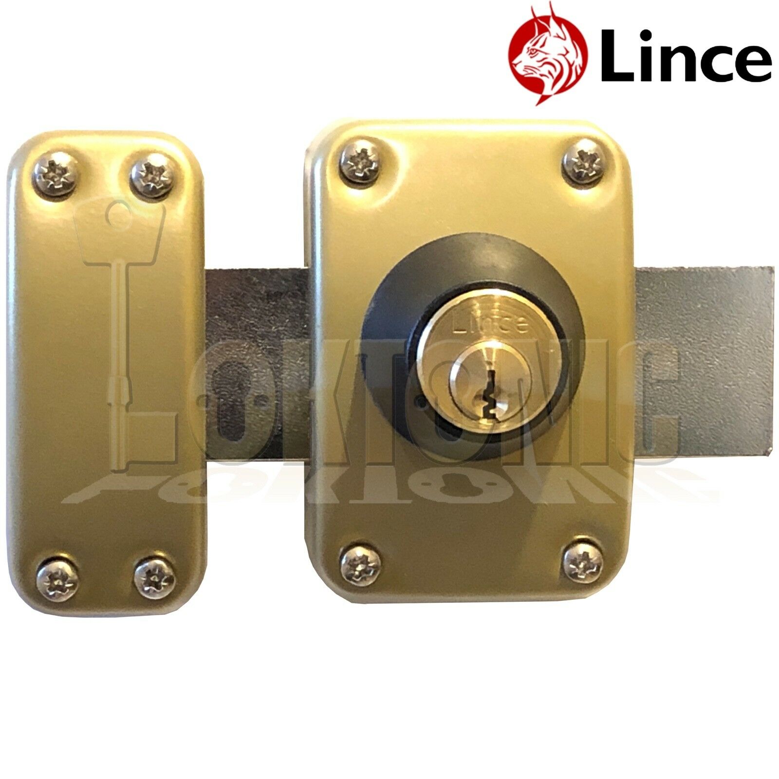 Lince Lock High Security Heavy Duty Garden Gate Shed Garage Rim Dead Bolt - Image 7