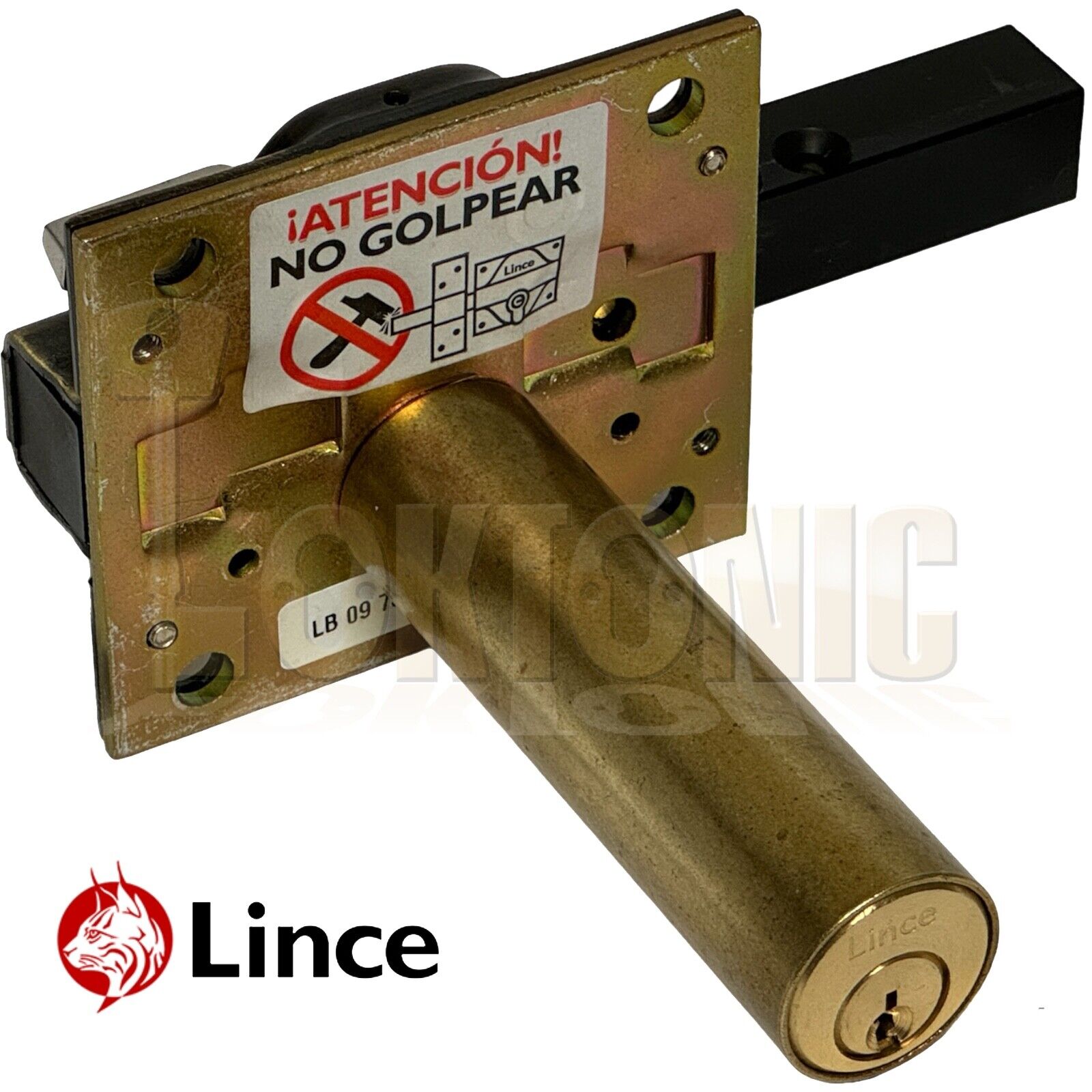 Lince Rim Lock Heavy Duty Gate Shed Sliding Bolt Suit 100-110 &120mm Thick Doors - Image 5