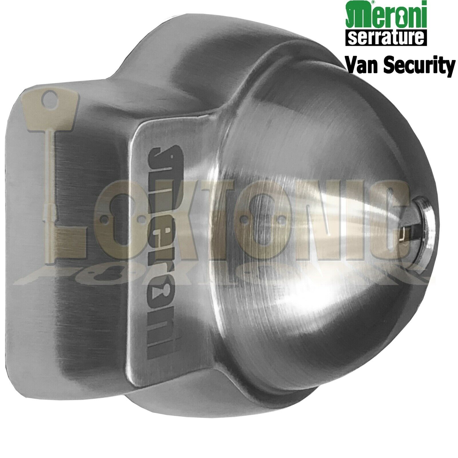 Meroni UFO+ Heavy Duty Stainless Steel Slam Shut Van Lock Back + Sliding Doors - Image 5