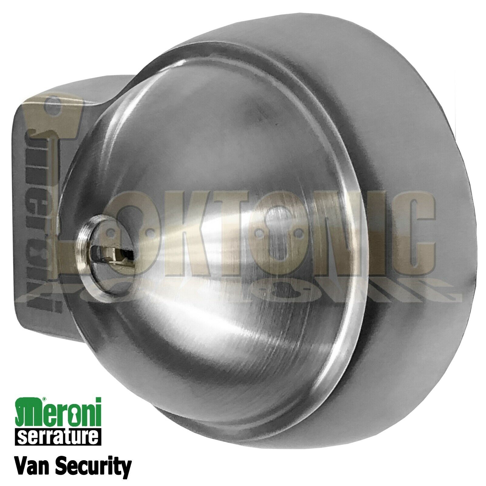Meroni UFO+ Heavy Duty Stainless Steel Slam Shut Van Lock Back + Sliding Doors - Image 7