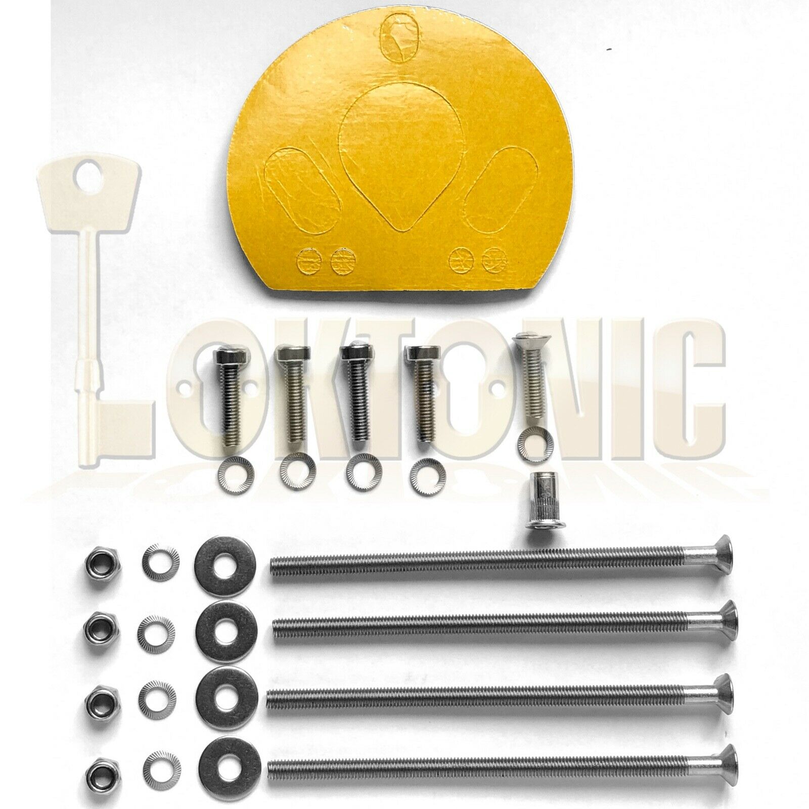 Meroni UFO+ Heavy Duty Stainless Steel Slam Shut Van Lock Back + Sliding Doors - Image 9