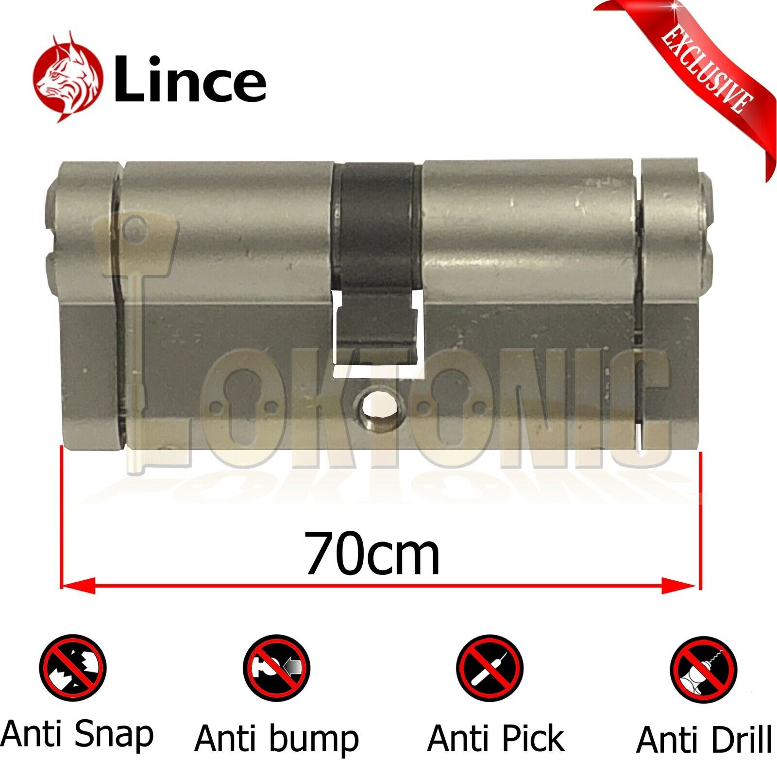 Lince High Security Euro Cylinder Composite Door Lock Anti Snap Bump Drill Pick - Image 6